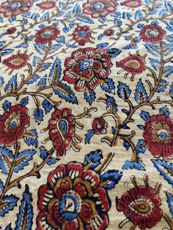 Della Hand Block Printed Linen