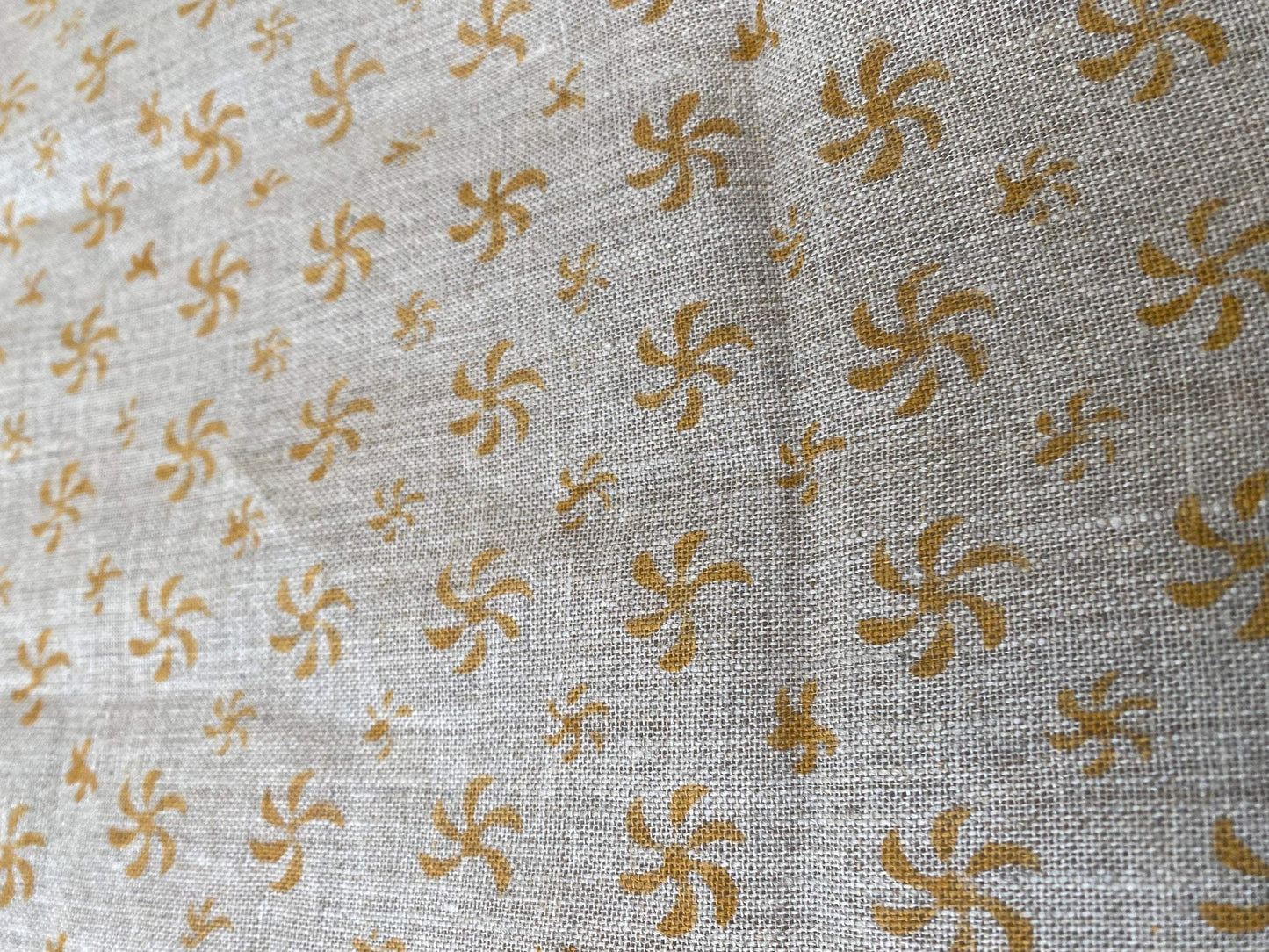 FANTASY || Indian Hand Block Print Fabric, Indian Linen Fabric, Block Print Fabric, Designer Floral Printing Fabric, Upholstery fabric, - Maple Village Lane