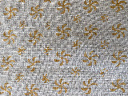 FANTASY || Indian Hand Block Print Fabric, Indian Linen Fabric, Block Print Fabric, Designer Floral Printing Fabric, Upholstery fabric, - Maple Village Lane