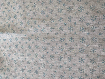 FANTASY || Indian Hand Block Print Fabric, Indian Linen Fabric, Block Print Fabric, Designer Floral Printing Fabric, Upholstery fabric, - Maple Village Lane