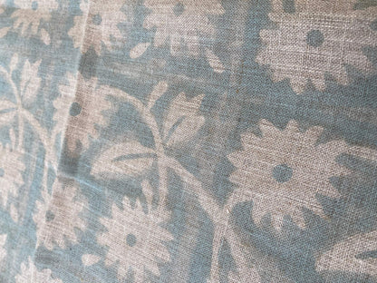 ALOFSH || Indian Hand Block Print Fabric, Indian Linen Fabric, Block Print Fabric, Designer Floral Printing Fabric, Upholstery fabric,Pillow - Maple Village Lane