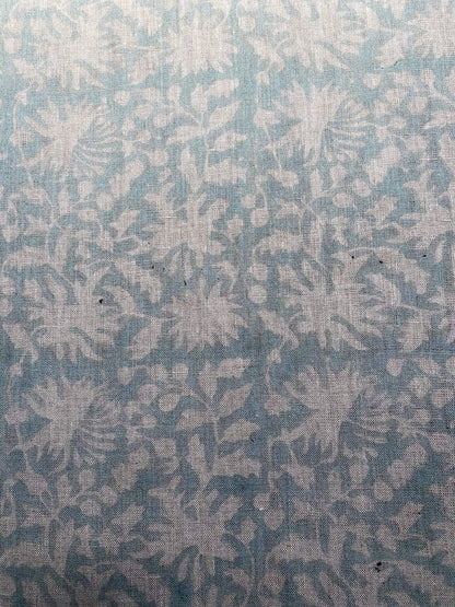 HEMMIRA || Indian Hand Block Print Fabric, Indian Linen Fabric, Block Print Fabric, Designer Floral Printing Fabric, Upholstery fabric, - Maple Village Lane