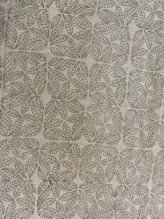 Linen fabric, Fabric by yard, Hand printed fabric, Block Print Fabric, Indian Fabric