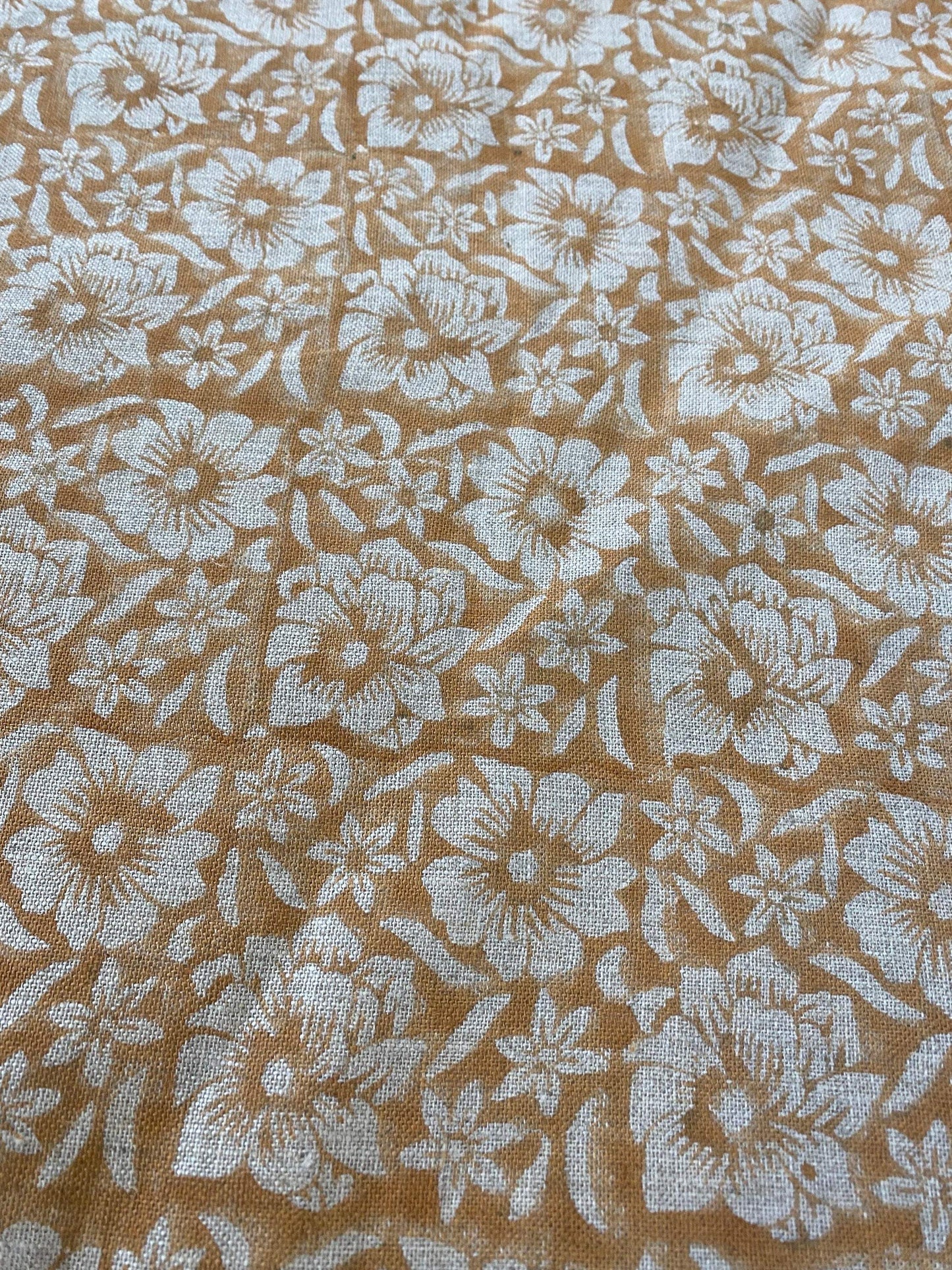 ZAFFRA || Indian Hand Block Print Fabric, Indian Linen Fabric, Block Print Fabric, Designer Floral Printing Fabric, Upholstery fabric, - Maple Village Lane