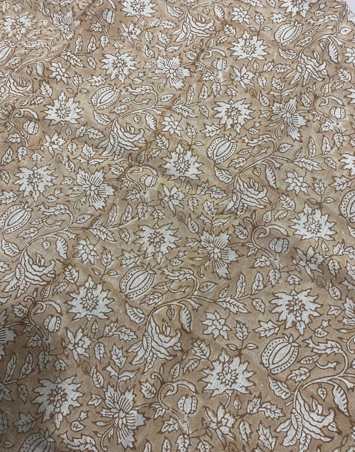 Linen fabric, Fabric by yard, Hand printed fabric, Block Print Fabric, Indian Fabric