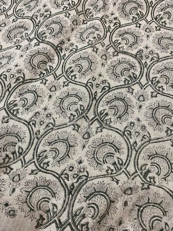 Garden Designer Floral Linen Fabric for Upholstery