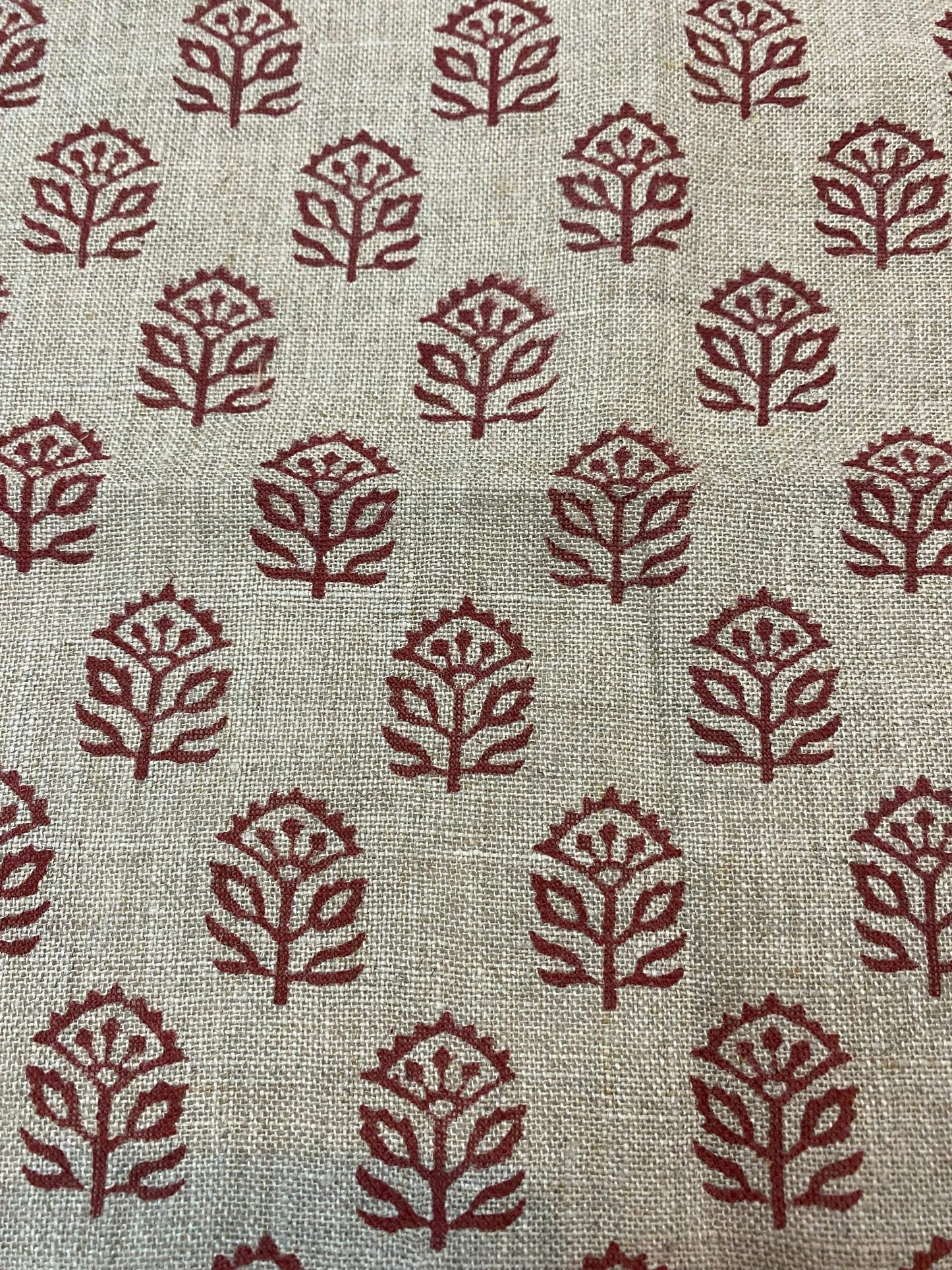 58" inches Indian Hand Block Print Fabric, Indian Linen Fabric, Block Print Fabric, Designer Floral Printing Fabric, Upholstery fabric,