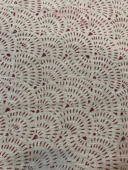 58" inches Indian Hand Block Print Fabric, Indian Linen Fabric, Block Print Fabric, Designer Floral Printing Fabric, Upholstery fabric,