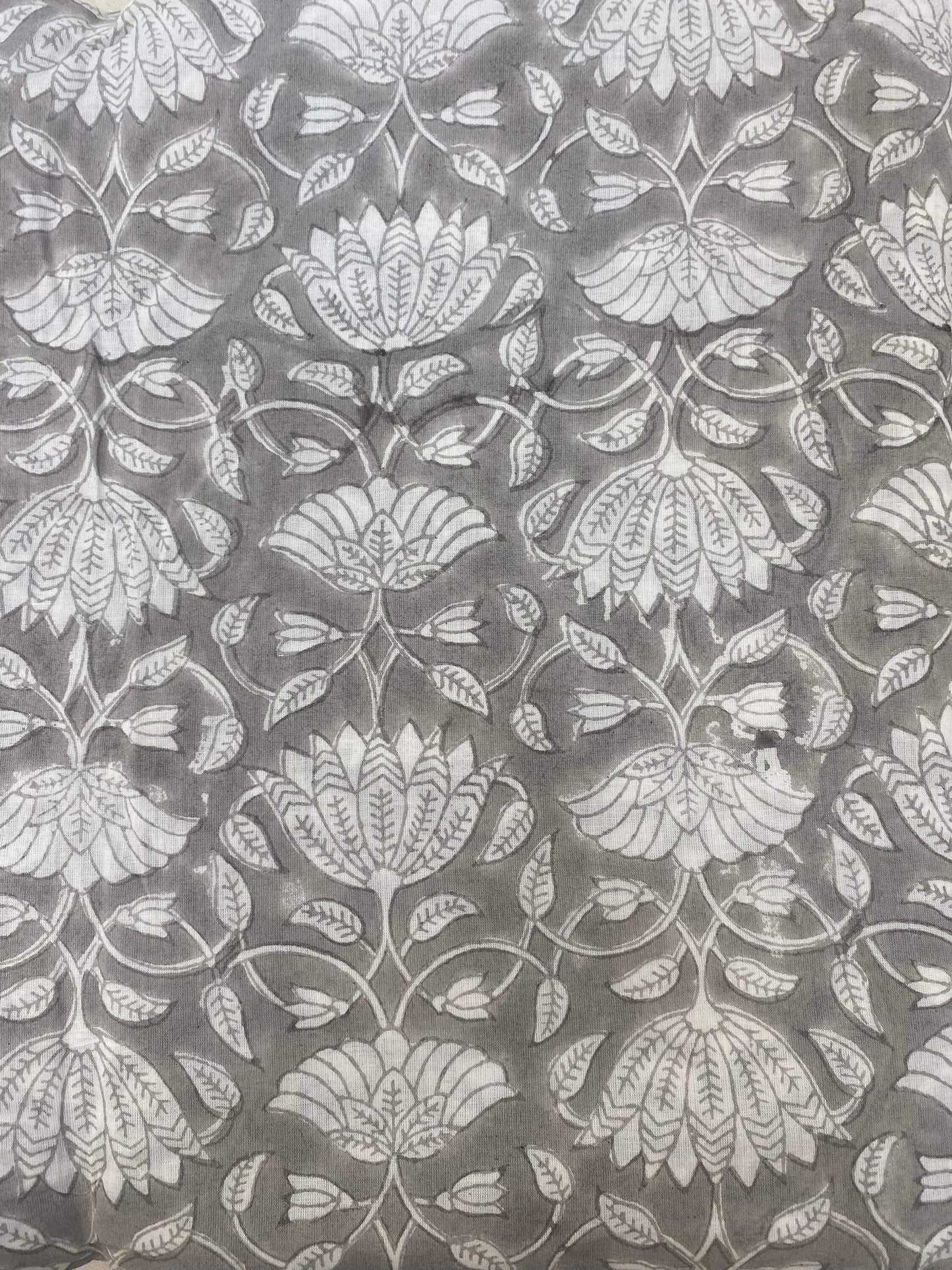 Indian Cotton Block Print Fabric by the Yard -Sewing and Quilting Fabric - Maple Village Lane