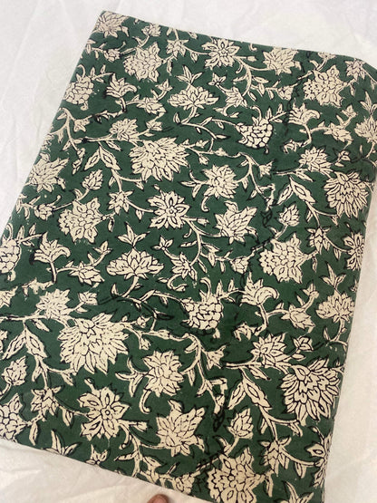 Indian Cotton Block Print Fabric by the Yard -Sewing and Quilting Fabric - Maple Village Lane