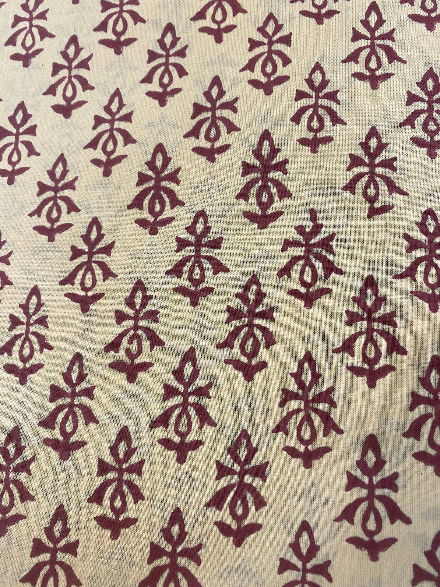 Hand block print, floral print, soft cotton fabric, Fabric modern floral fabric Indian print fabric womens dress fabric, Home Decor Fabric, - Maple Village Lane