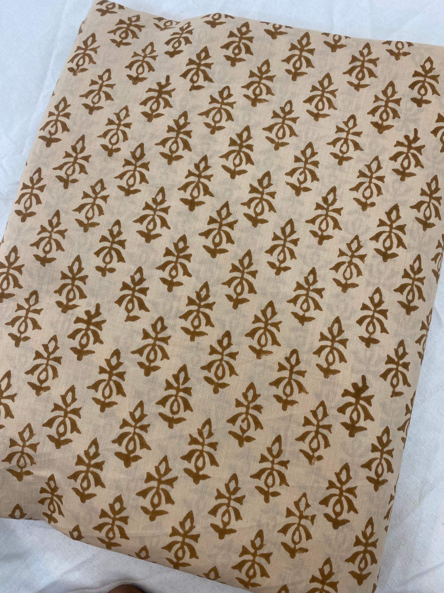 Hand block print, floral print, soft cotton fabric, Fabric modern floral fabric Indian print fabric womens dress fabric, Home Decor Fabric, - Maple Village Lane