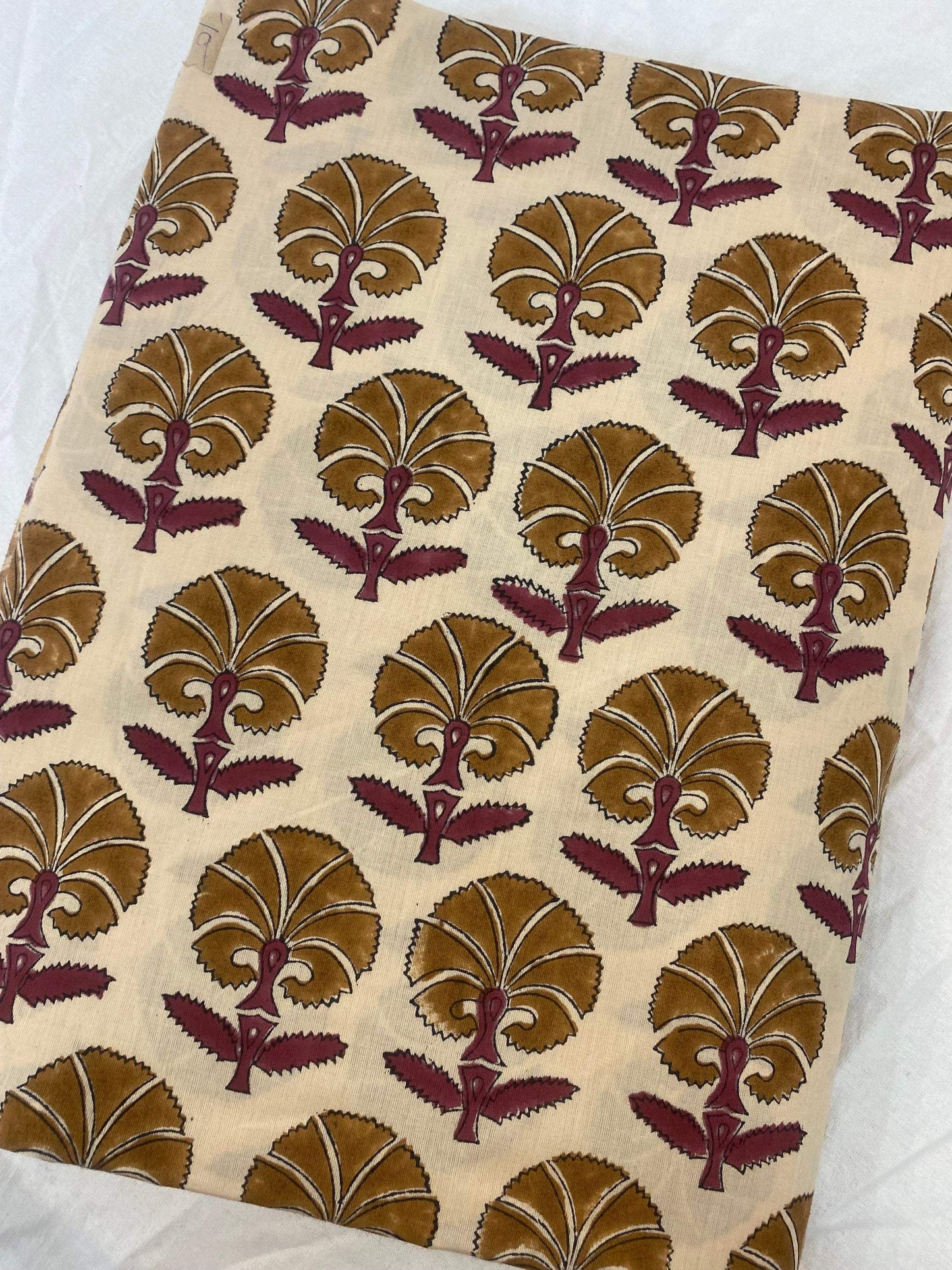 Hand block print, floral print, soft cotton fabric, Fabric modern floral fabric Indian print fabric womens dress fabric, Home Decor Fabric, - Maple Village Lane