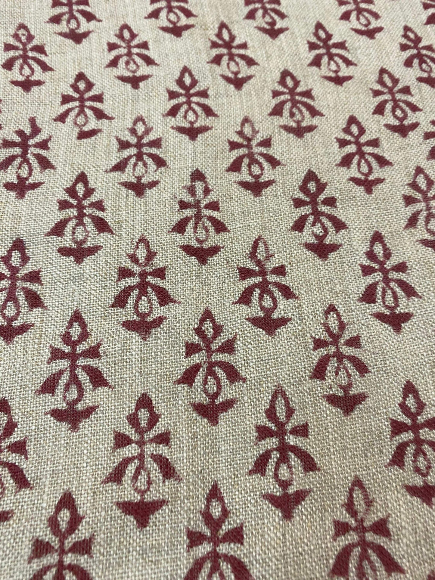 58" inches Indian Hand Block Print Fabric, Indian Linen Fabric, Block Print Fabric, Designer Floral Printing Fabric, Upholstery fabric,