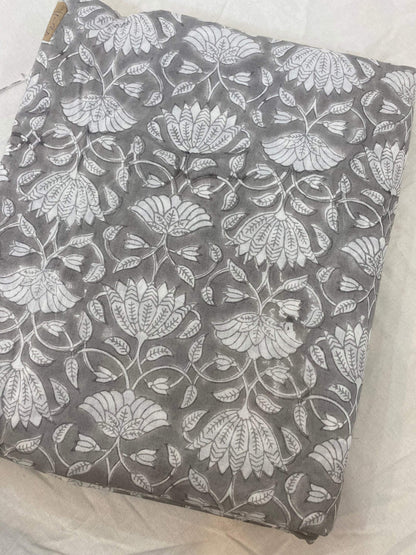 Indian Cotton Block Print Fabric by the Yard -Sewing and Quilting Fabric - Maple Village Lane