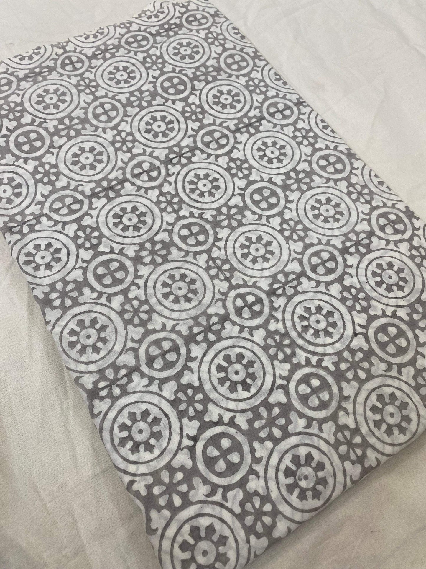 Floral print cotton fabric block print fabric dress Vegetable dyed Indian fabric robe fabric by yard women's clothing, Sewing Fabric - Maple Village Lane