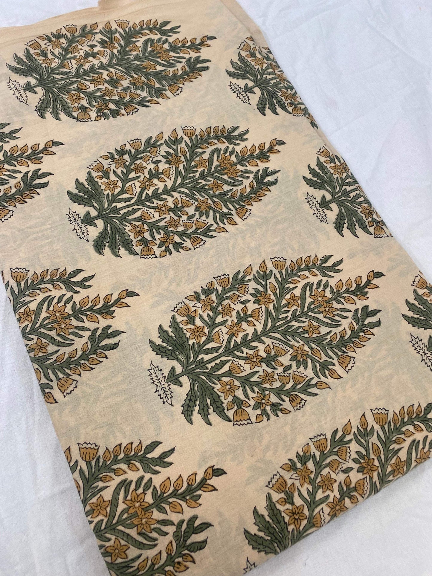 Cotton fabric, Fabric by yard, Hand printed fabric, Block Print Fabric, Indian Fabric