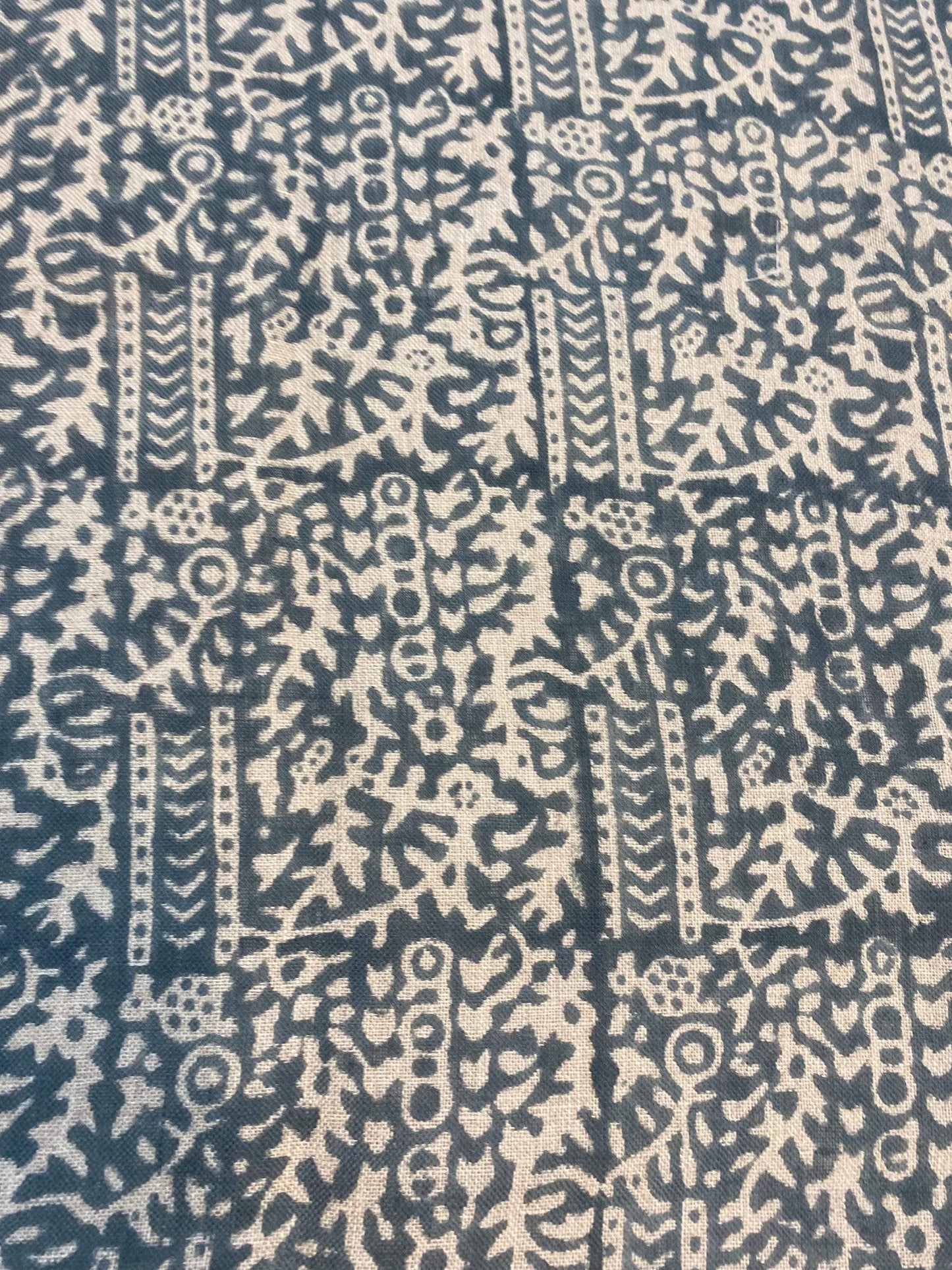 Linen fabric, Fabric by yard, Hand printed fabric, Block Print Fabric, Indian Fabric