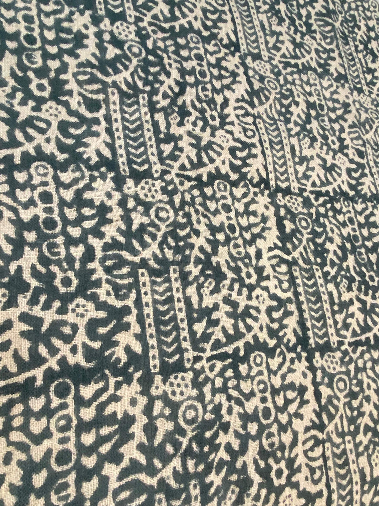 58" inches Hand Block Printed Linen Fabric , Home Decor Best Linen Fabric for decor, pillows ,upholstery, curtain Fabric , Chair Fabric Use