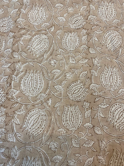 58" inches Hand Block Printed Linen Fabric , Home Decor Best Linen Fabric for decor, pillows ,upholstery, curtain Fabric , Chair Fabric Use