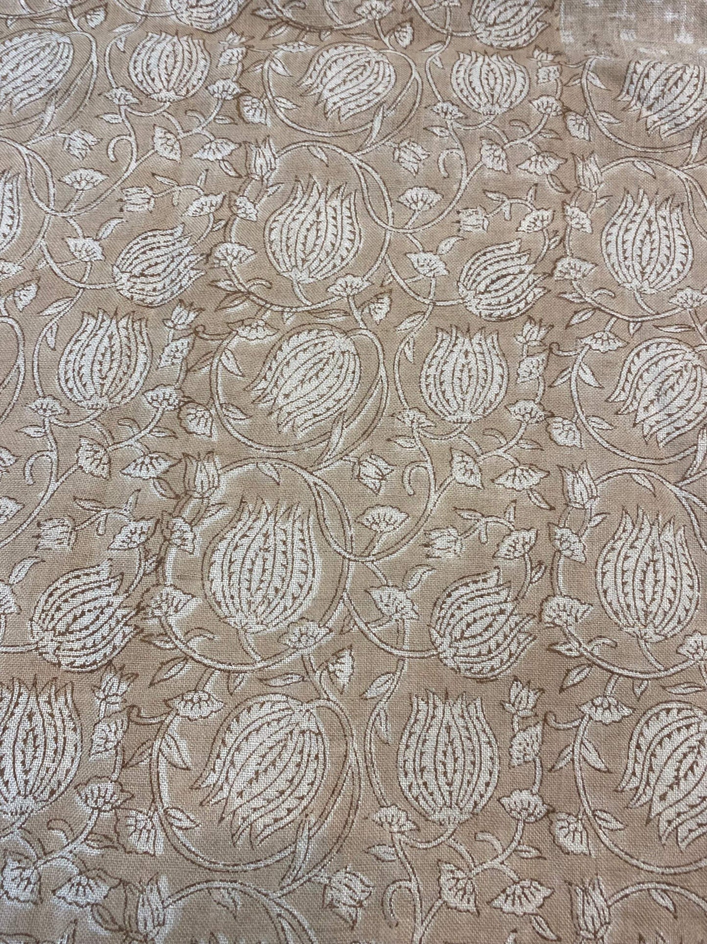 58" inches Hand Block Printed Linen Fabric , Home Decor Best Linen Fabric for decor, pillows ,upholstery, curtain Fabric , Chair Fabric Use