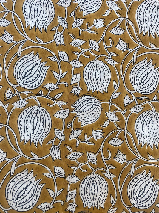 Cotton fabric, Fabric by yard, Hand printed fabric, Block Print Fabric, Indian Fabric