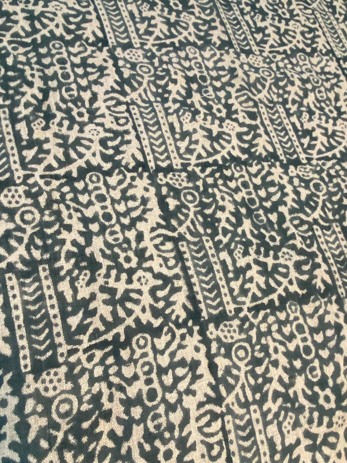 58" inches Hand Block Printed Linen Fabric , Home Decor Best Linen Fabric for decor, pillows ,upholstery, curtain Fabric , Chair Fabric Use