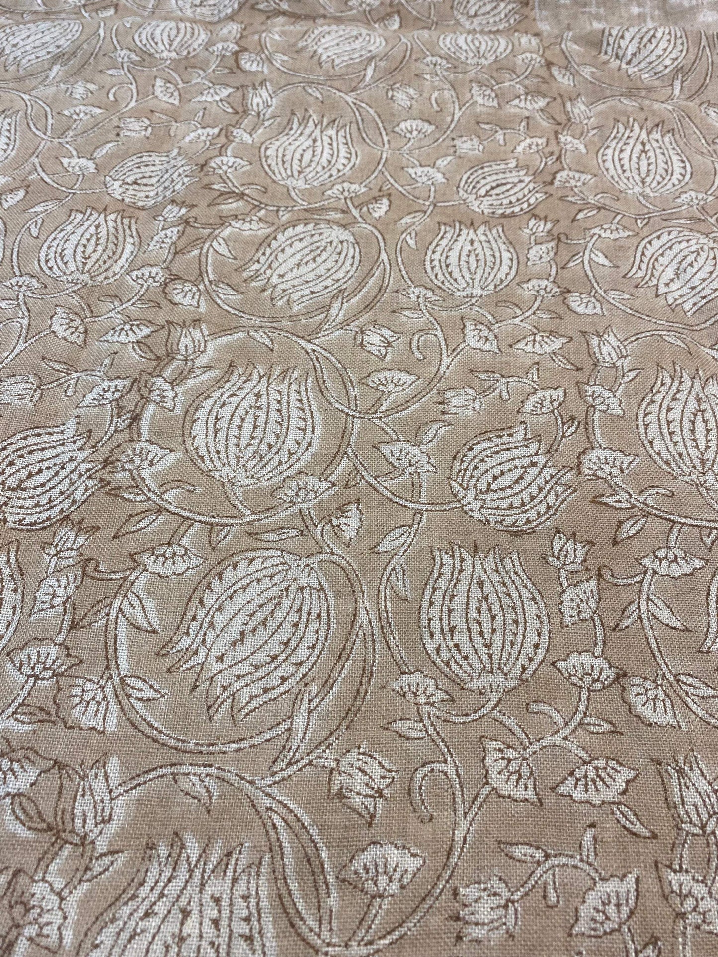 58" inches Hand Block Printed Linen Fabric , Home Decor Best Linen Fabric for decor, pillows ,upholstery, curtain Fabric , Chair Fabric Use