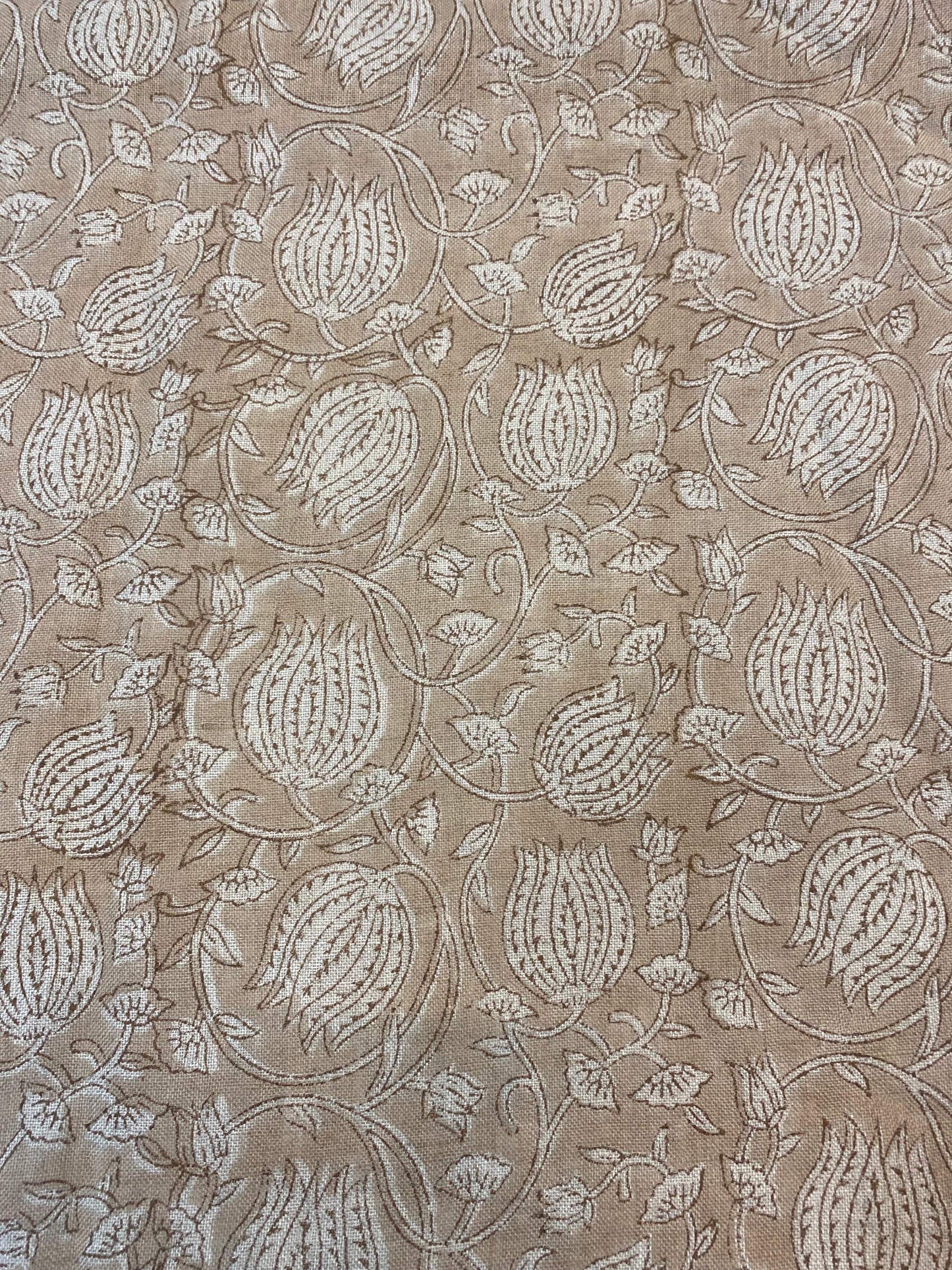 Linen fabric, Fabric by yard, Hand printed fabric, Block Print Fabric, Indian Fabric