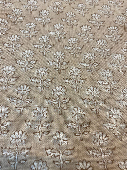 58" inches Hand Block Printed Linen Fabric , Home Decor Best Linen Fabric for decor, pillows ,upholstery, curtain Fabric , Chair Fabric use