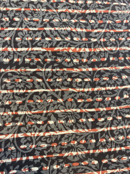 Beautiful Hand Block Printed Fabric, Cotton Fabric, Indian Fabric, fabric by yard, Block Printed Cotton womens clothing - Maple Village Lane