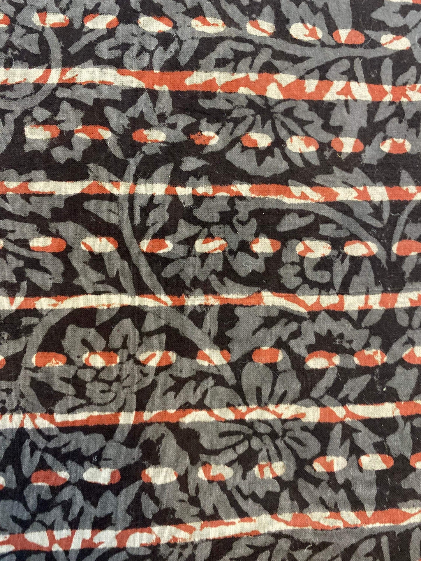 Beautiful Hand Block Printed Fabric, Cotton Fabric, Indian Fabric, fabric by yard, Block Printed Cotton womens clothing - Maple Village Lane