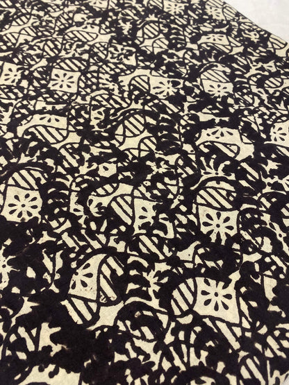 Beautiful Hand Block Printed Fabric, Cotton Fabric, Indian Fabric, fabric by yard, Block Printed Cotton womens clothing - Maple Village Lane