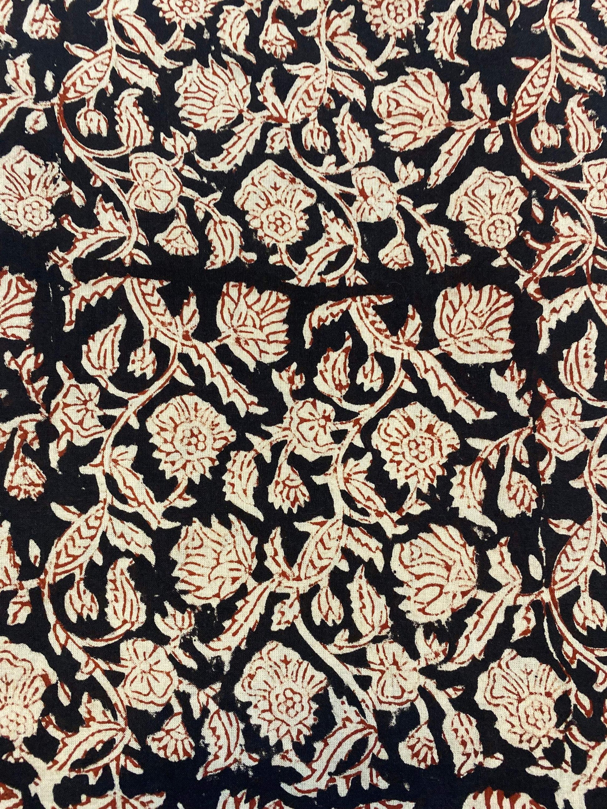 Cotton fabric, Fabric by yard, Hand printed fabric, Block Print Fabric, Indian Fabric