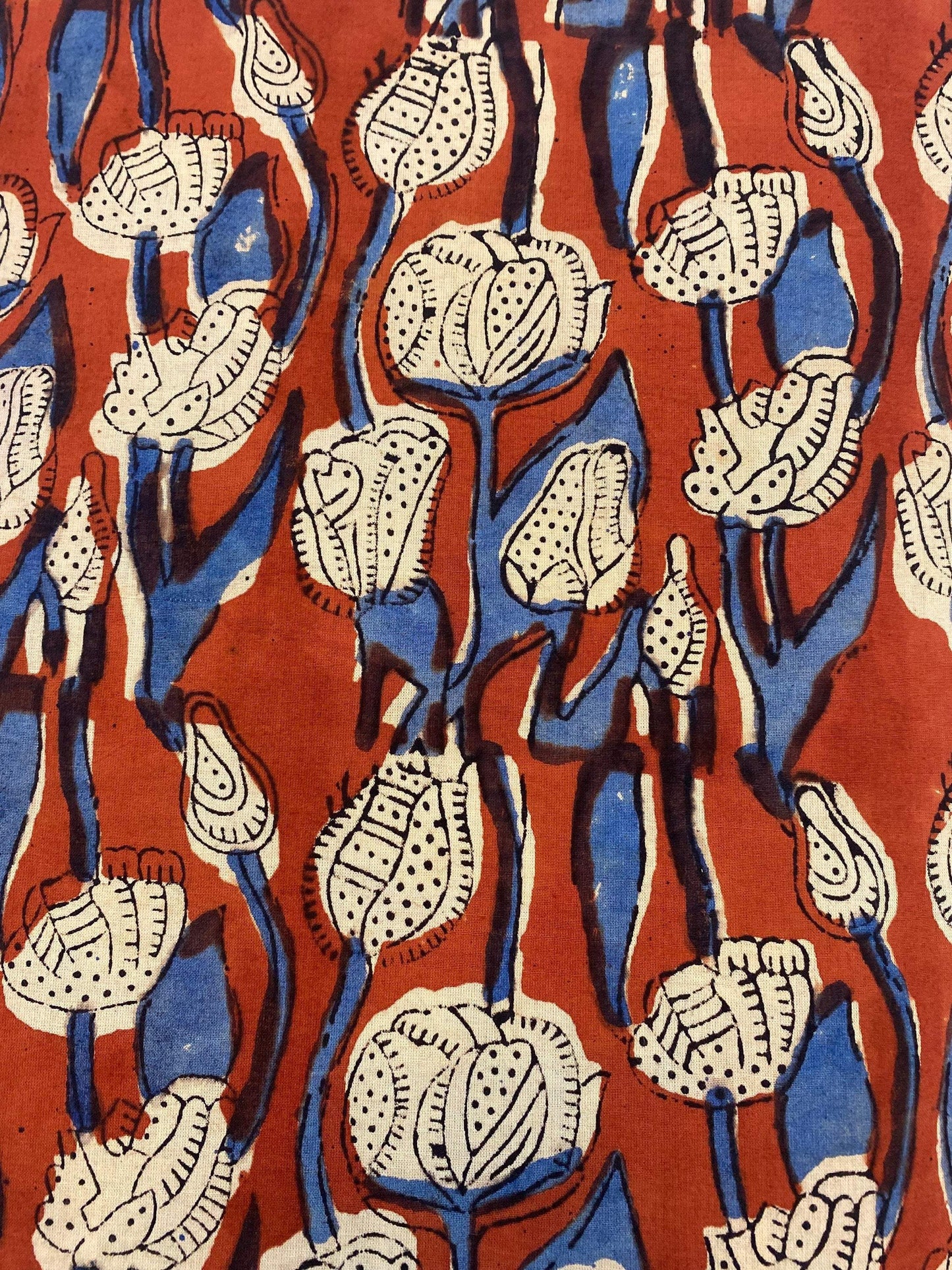 Cotton fabric, Fabric by yard, Hand printed fabric, Block Print Fabric, Indian Fabric