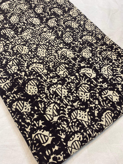 Beautiful Hand Block Printed Fabric, Cotton Fabric, Indian Fabric, fabric by yard, Block Printed Cotton womens clothing - Maple Village Lane