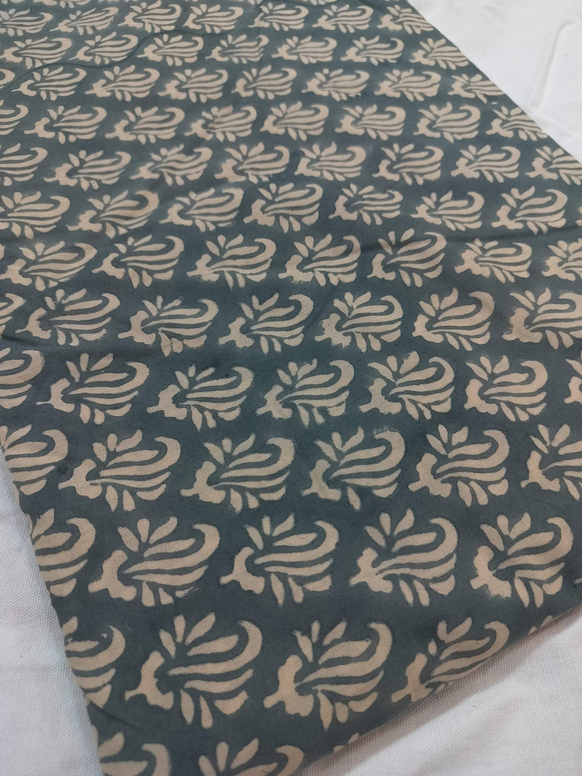 Cotton fabric, Fabric by yard, Hand printed fabric, Block Print Fabric, Indian Fabric