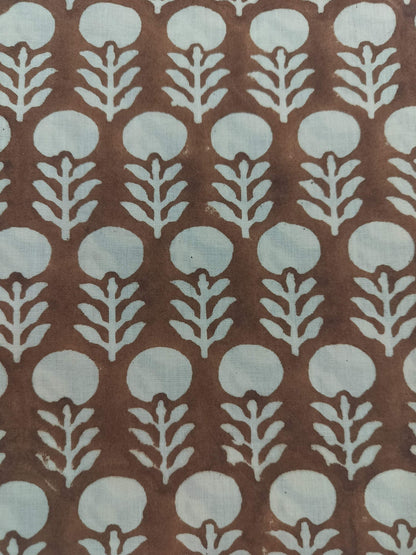 Beautiful Hand Block Printed Fabric, Cotton Fabric, Indian Fabric, fabric by yard, Block Printed Cotton womens clothing - Maple Village Lane