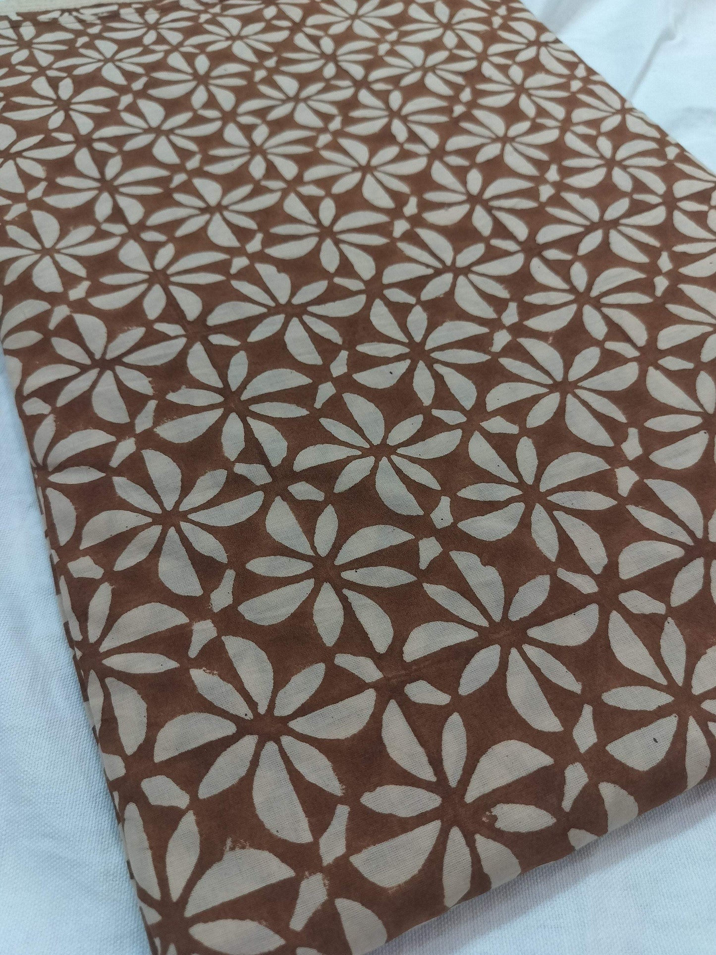 Cotton fabric, Fabric by yard, Hand printed fabric, Block Print Fabric, Indian Fabric