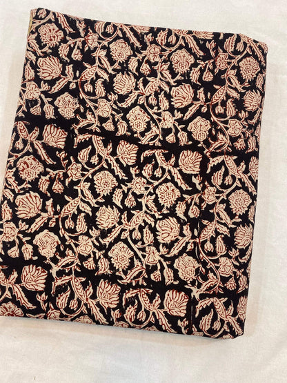 Beautiful Hand Block Printed Fabric, Cotton Fabric, Indian Fabric, fabric by yard, Block Printed Cotton womens clothing - Maple Village Lane