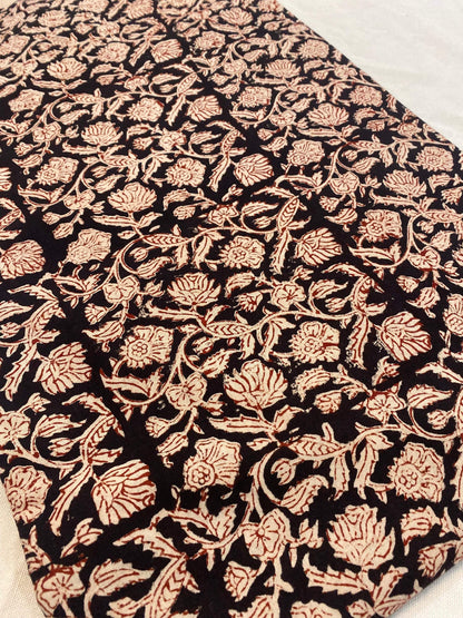 Beautiful Hand Block Printed Fabric, Cotton Fabric, Indian Fabric, fabric by yard, Block Printed Cotton womens clothing - Maple Village Lane