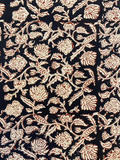 Beautiful Hand Block Printed Fabric, Cotton Fabric, Indian Fabric, fabric by yard, Block Printed Cotton womens clothing - Maple Village Lane