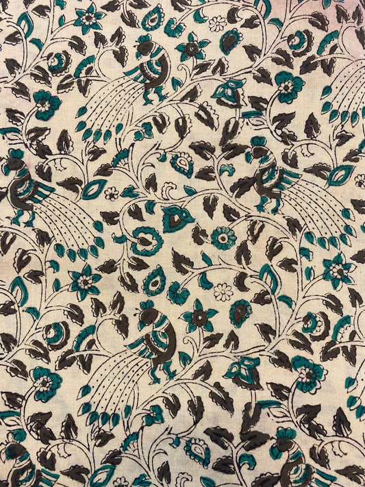 Cotton fabric, Fabric by yard, Hand printed fabric, Block Print Fabric, Indian Fabric