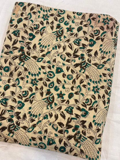 Beautiful Hand Block Printed Fabric, Cotton Fabric, Indian Fabric, fabric by yard, Block Printed Cotton womens clothing - Maple Village Lane