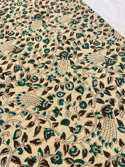 Beautiful Hand Block Printed Fabric, Cotton Fabric, Indian Fabric, fabric by yard, Block Printed Cotton womens clothing - Maple Village Lane