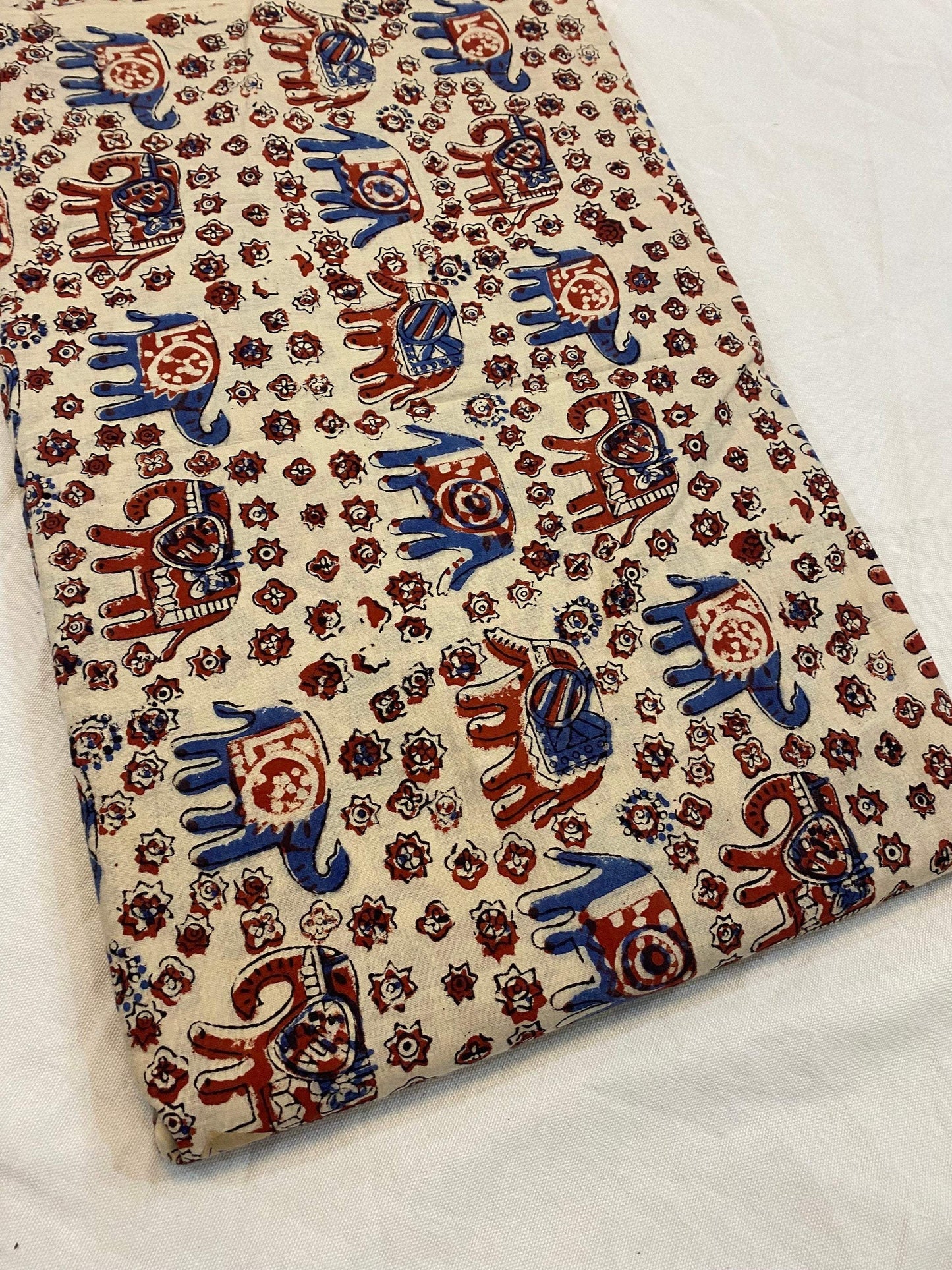 Beautiful Hand Block Printed Fabric, Cotton Fabric, Indian Fabric, fabric by yard, Block Printed Cotton womens clothing - Maple Village Lane