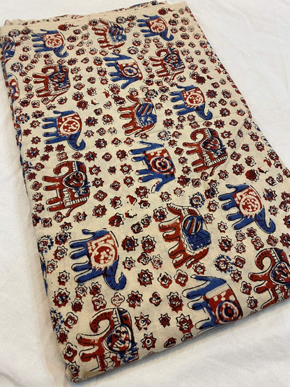 Beautiful Hand Block Printed Fabric, Cotton Fabric, Indian Fabric, fabric by yard, Block Printed Cotton womens clothing - Maple Village Lane