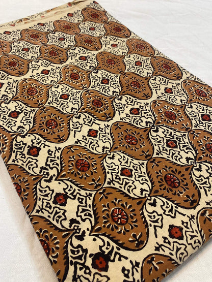 Beautiful Hand Block Printed Fabric, Cotton Fabric, Indian Fabric, fabric by yard, Block Printed Cotton womens clothing - Maple Village Lane