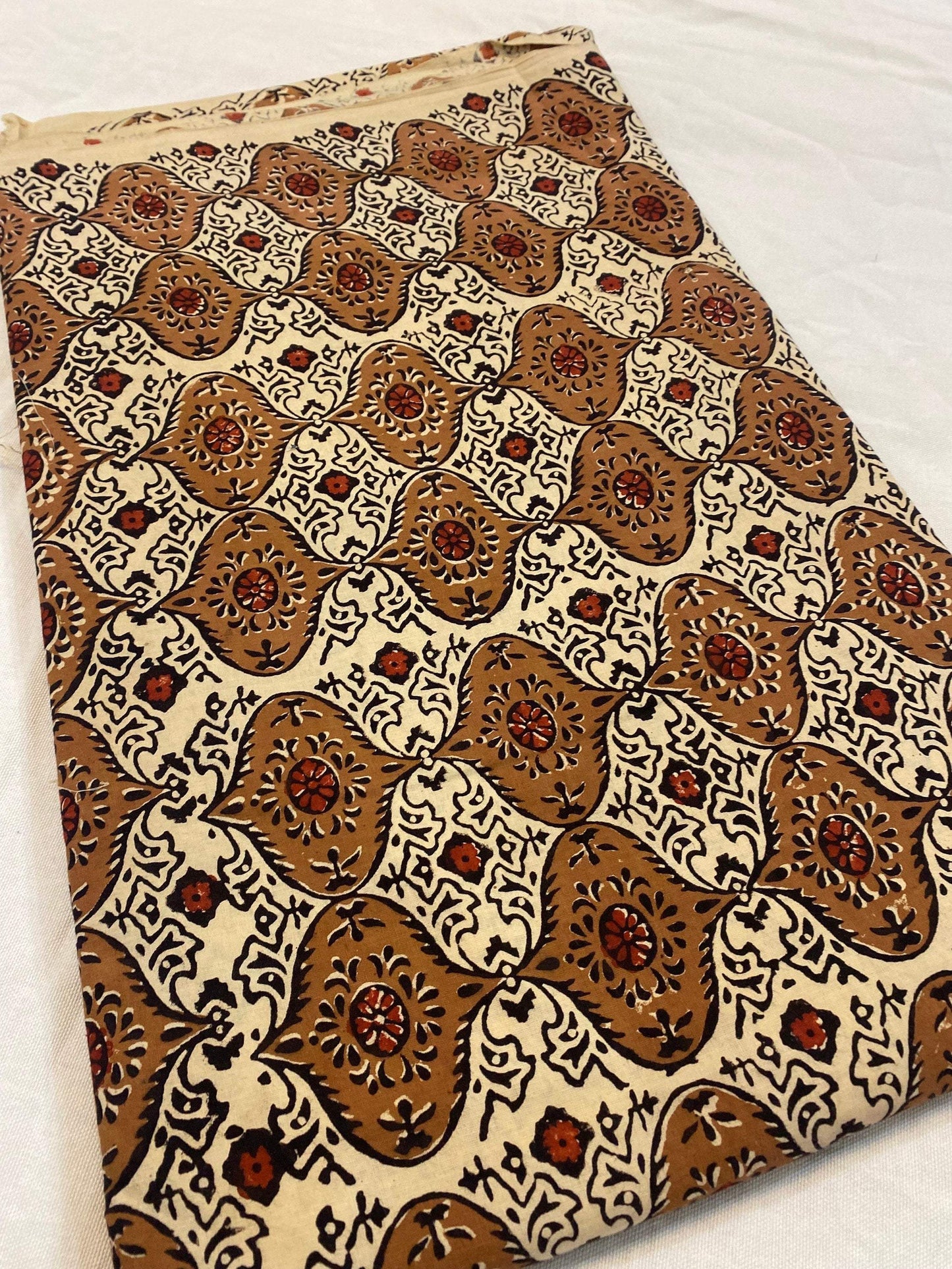 Beautiful Hand Block Printed Fabric, Cotton Fabric, Indian Fabric, fabric by yard, Block Printed Cotton womens clothing - Maple Village Lane