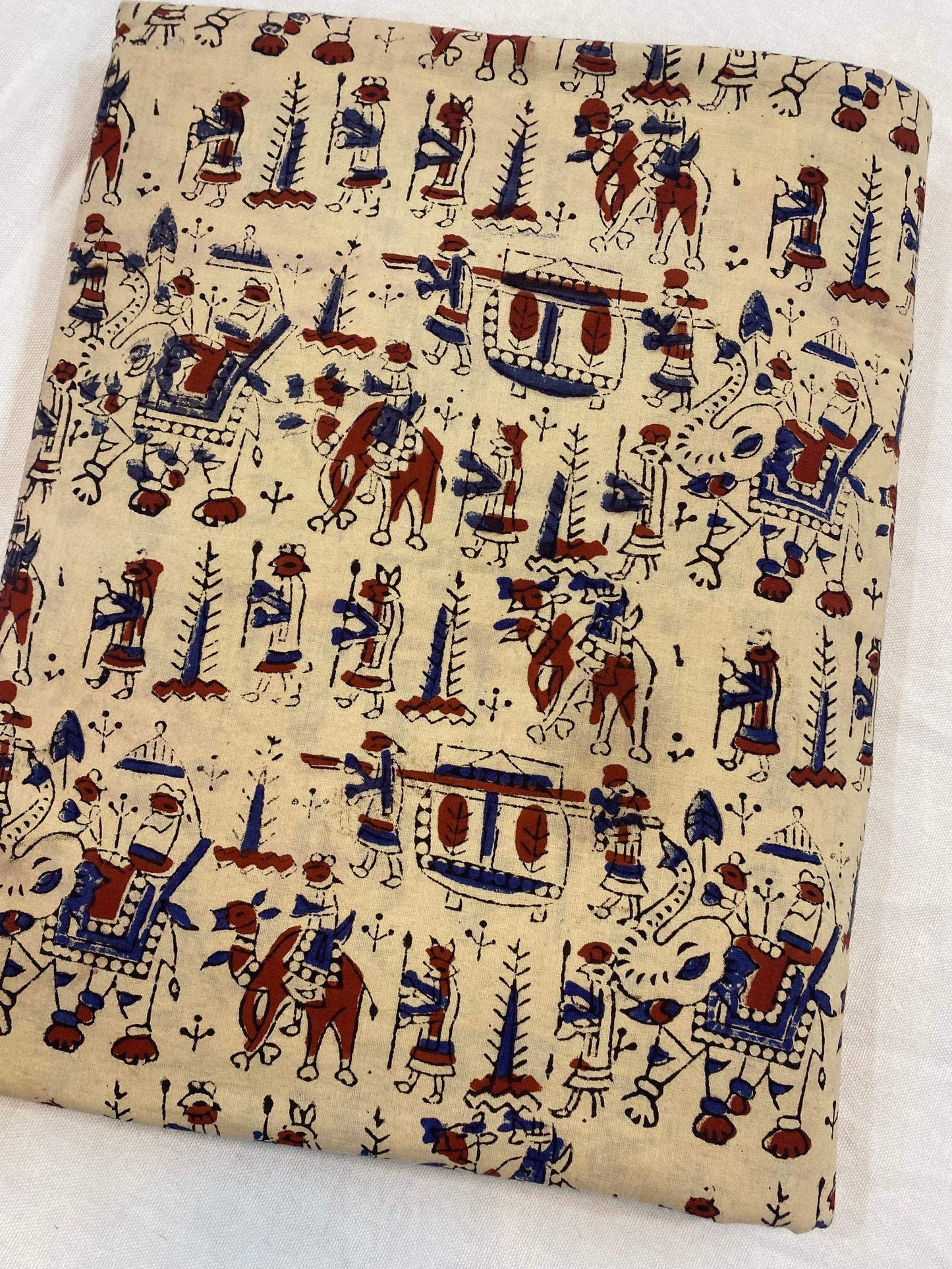 Beautiful Hand Block Printed Fabric, Cotton Fabric, Indian Fabric, fabric by yard, Block Printed Cotton womens clothing - Maple Village Lane